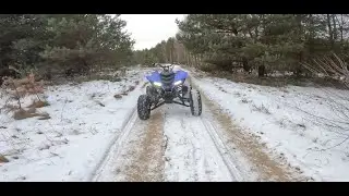 UPALANIE W ŚNIEGU🔥❄️ |!!!ZERWANA LINKA GAZU!!!|YAMAHA RAPTOR 660R