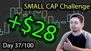 SMALL CAP Trading Challenge | +$28.86 | Day 37/100