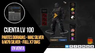 Lv: 100 Secundarias: Mac Silver & M79 Silver  Slots: 15 Partes : Gold & Silver l Venta