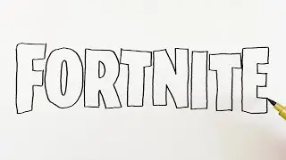 How to Draw the Fortnite Logo