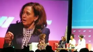 Senator Kamala Harris, Yara Shahidi and Brittany Pracknett at USOW 2018