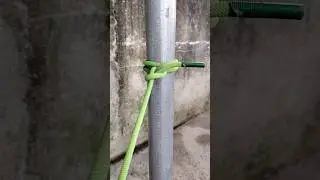 CLOVE HITCH W/ HALF HITCH LOCK #shortvideos #shorts #shortsviral #viralshorts #viralvideo #viral