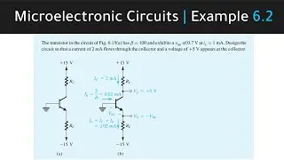 BJT Problems | Example 6.2 - Exercise 6.12