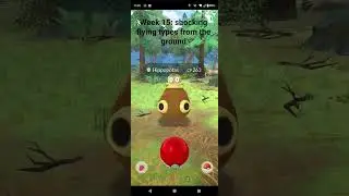 pokemon spawn journal week 15: shocking flying types from the ground #pokemongame #pokemongo