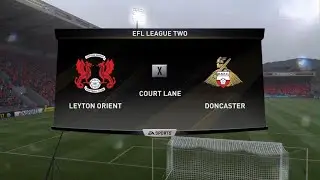 FIFA 17| Modo Carreira - Doncaster| Empate Contra o Leyton Orient! #45