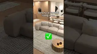 Sofa for Japandi style: YES / NO