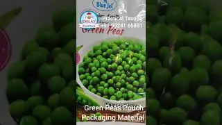 Green Peas Frozen Food Printed Laminated Flexible Packaging Pouch Material | Best Supplier Gujarat