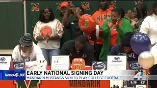 Early National Signing Day: local high school athletes sign letters of intent to continue athlet...