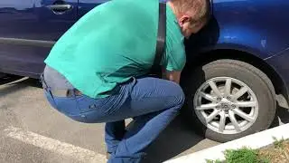 Замена лишнего тросика ручника  volkswagen polo 1.4