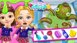 Kids Games - Sweet Baby Girl Cleanup 6 - School Cleaning Game