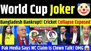 Pak Media Crying Scotland Replaced Bangladesh In The T20 World Cup 2026 | Ind Vs Ban | Pak Reacts