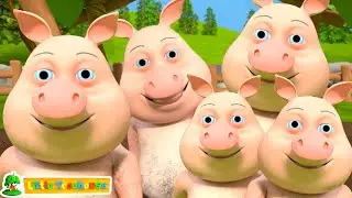 Five Little Piggies, Song for Kids, Cartoon Video by Little Treehouse