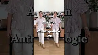 Amazon or Anthropologie- which would you choose?! #peplumtop #amazonfashion