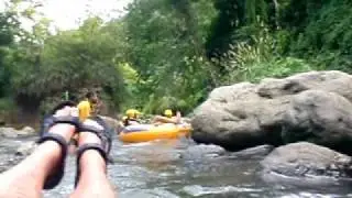 River tubing in the Caribbean