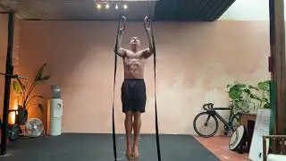 Negative Ring Chin Ups