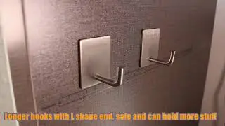 simpletome Self Adhesive Hooks 3M VHB Sticker SUS304 Stainless Steel