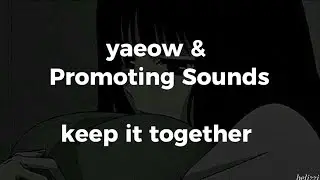 yaeow & Promoting Sounds - keep it together (lyrics)