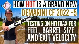 Demarini 2022 CF -5 Baseball Bat Review | How HOT is this Composite Bat Brand NEW