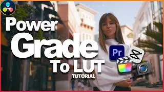 Crea LUTs en DaVinci y &uacute;salas en cualquier software