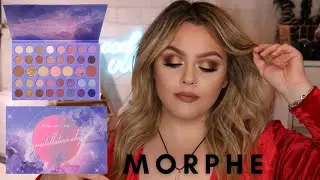Holiday Inspired Look |MORPHE X PONY CONSTELLATION SKY| Bronzy Smokey Eyeshadow|