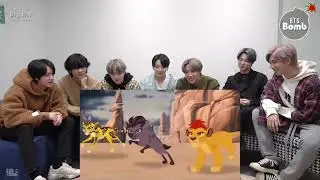 Bts react a a guarda do le&atilde;o 2