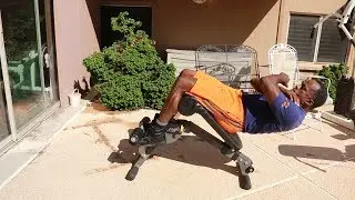 Dr Gene James- Hoist Ab bench demo exercises