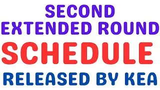 SECOND EXTENDED ROUND SCHEDULE IS RELEASED BY KEA / OPTION ENTRY START FROM TODAY