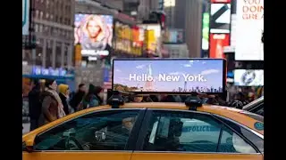 Taxi Top led screen