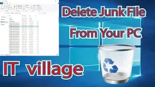 How to remove junk file file/ how to delete Unwanted file from your Computer/ Clean C Drive