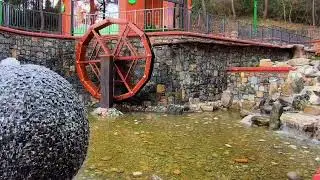 Değirmen Kafe Değirmen Görüntüsü İle Muazzam