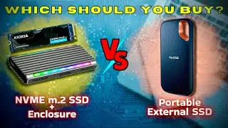 NVMe m.2 with enclosure vs External SSD | Don't Waste Your Money buying External SSD ! (HINDI)