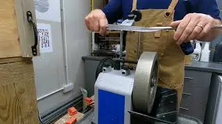 Repairing a chipped Global with my Tormek T8