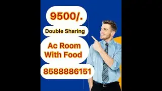 7500/. Double Sharing Ac in Patel Nagar No Brokerage Best PG Room in Delhi