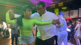 Dancing at the BIG Salsa Festival NYC 2023 Saturday Night