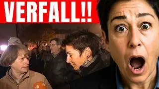 Pl&ouml;tzlich bricht Hayali zusammen, als AFD Rentnerin die Wahrheit spricht!
