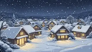 Soft Snow Falling Outside | A Quiet Winter Evening ❄️🤍