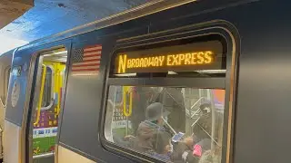 ⁴ᴷ⁶⁰ Cuomo R160 running on the (N) Line (November 2021)