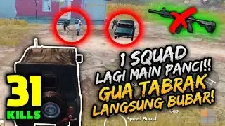 1 SQUAD MAIN PANCI SEMBARANGAN! DILABRAK LANGSUNG BUBARR!! | 31 KILLS SOLO VS SQUAD | PUBG MOBILE