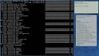 Arch Linux installation recording to kernel 5.15.12-arch1-1 (testing)