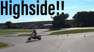 Supermoto Highside Crash