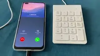 Mini Numeric Keypad. Realme. Fake call