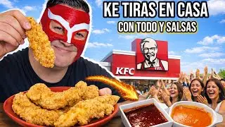 Hice Ke Tiras estilo KFC en casa… con todo y salsas 😳🍗