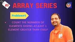 Count the number of elements having atleast 1 element greater than itself in an Array