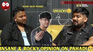 Rocky and insane talk about pahadi 🫂 || Face of free fire esports 
