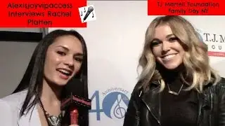Rachel Platten Interview With Alexisjoyvipaccess - TJ Martell Foundation Family Day NY