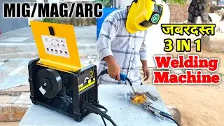 Gasless MIG Welding Machine Review 🔥 | Real Power Testing 😱 | Mukesh Sokil