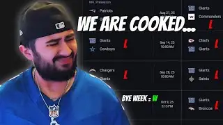 The Giants Got the HARDEST Schedule in the NFL... (Giants Schedule Reaction)