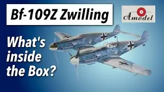 TWIN Bf-109! Inside the Messerschmitt Bf-109Z Zwilling kit from A Model