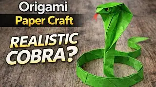 Оригами змея 🐍🐍 || Полное руководство по созданию бумажных поделок Видео оригами змея ||