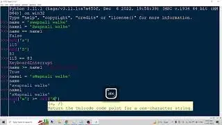 Python Interview Questions and Answers | Comparing Strings in Python | Python Interview Questions